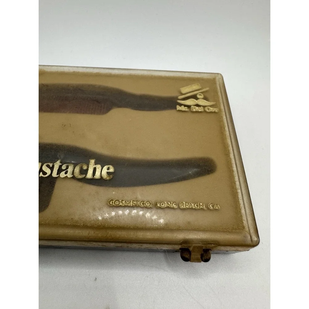 Vintage Moustache‎ Care Brush Kit Cosmetco Grooming Long Beach CA Made in USA